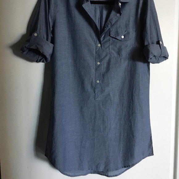 NWOT J Crew Chambray Tunic - Picture 2 of 5